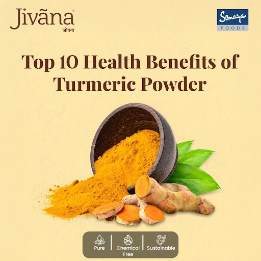 top 10 health benefits of turmeric powder